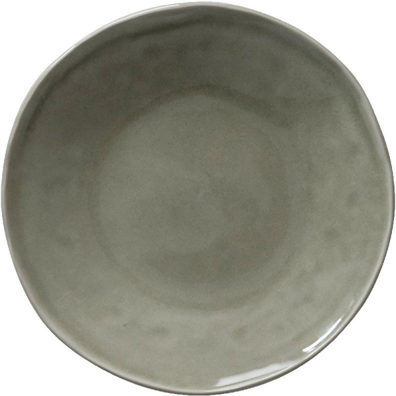 Dutch Rose Πιάτο Λαδί Stoneware Organic 21,5εκ