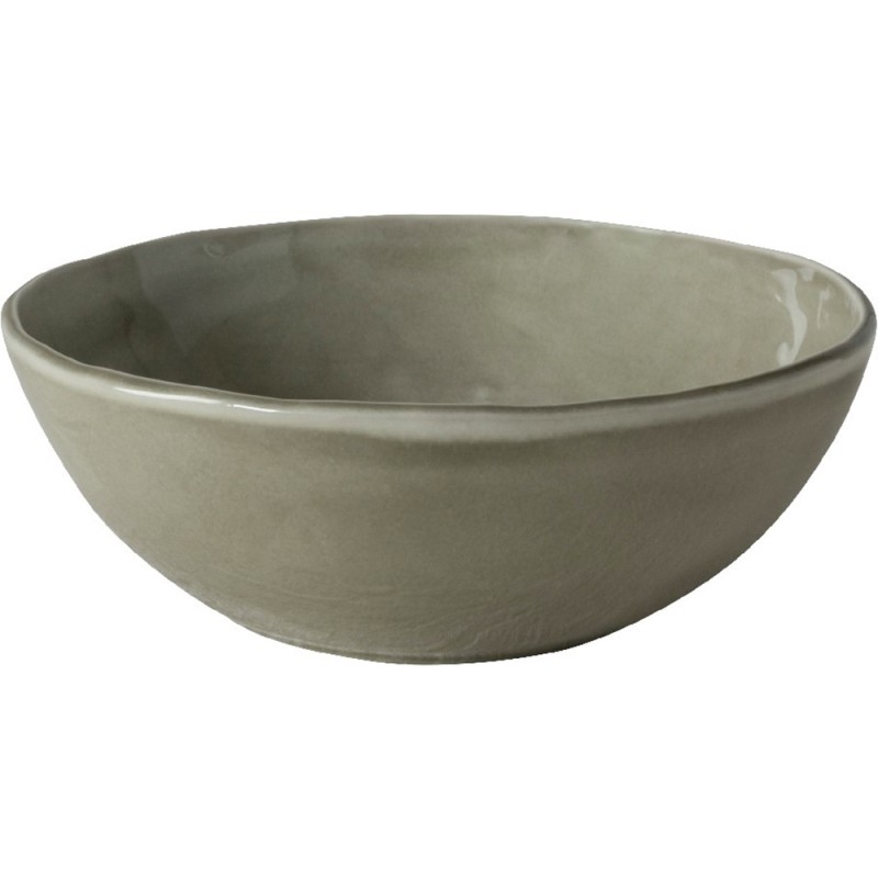 Dutch Rose Σαλατιέρα Λαδί Stoneware Organic 23x8εκ