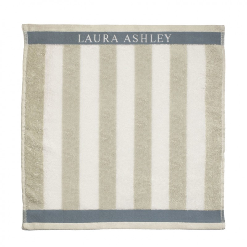 Laura Ashley Πετσέτα Κουζίνας Υφασμάτινη Terry Cobblestone Stripe ,Heritage 50x50εκ