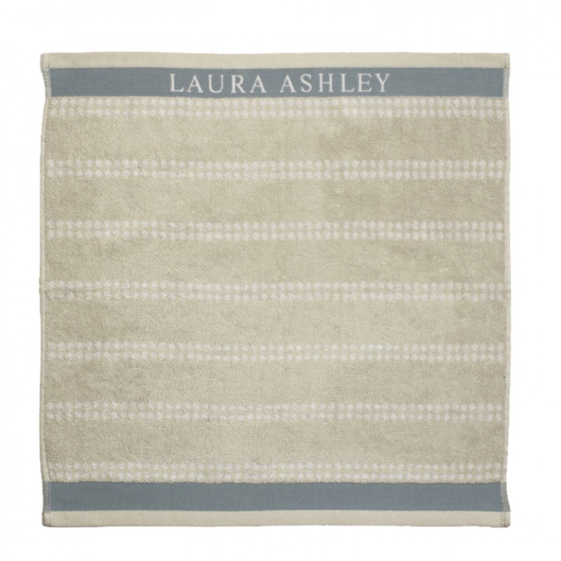 Laura Ashley Πετσέτα Κουζίνας Υφασμάτινη Terry Cobblestone Stripe Horizontal,Heritage 50x50εκ