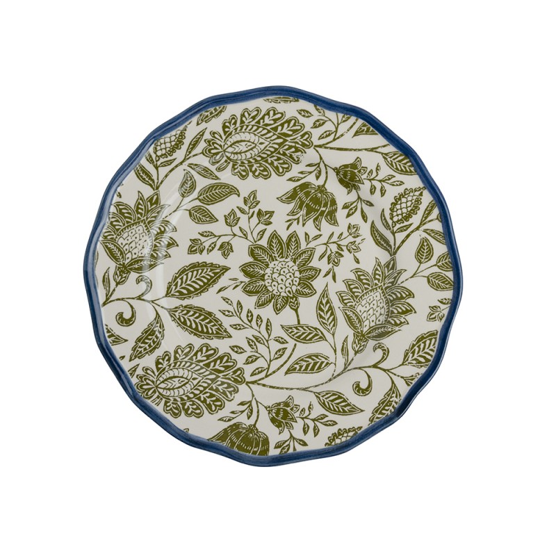 Laura Ashley Πιάτο Κεραμικό Sage Green Hedingham 21εκ