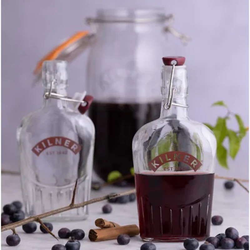 Kilner Μπουκάλι Gin Γυάλινο με Κλιπ με  0,3L/ 9x5,5x20εκ