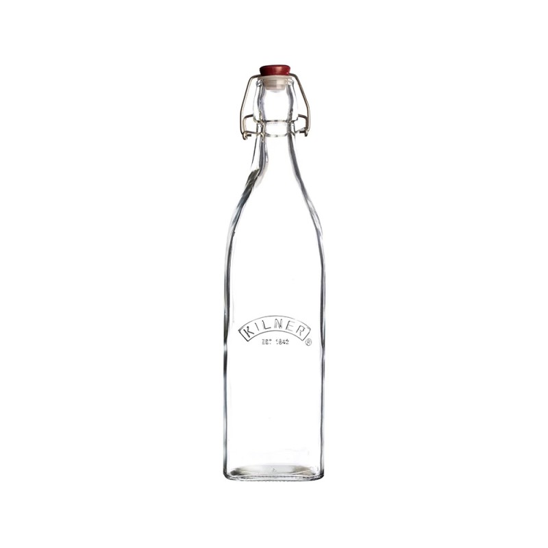 Kilner Μπουκάλι Γυάλινο Τετράγωνο με Κλιπ με 0,55ml