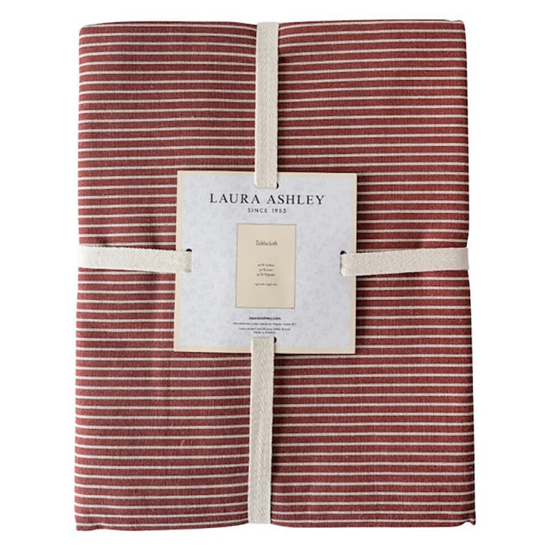 Laura Ashley Τραπεζομάντηλο Υφασμάτινο Κόκκινο Wild Clematis, Kitchen Linen 140x240εκ