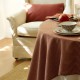 Laura Ashley Τραπεζομάντηλο Υφασμάτινο Κόκκινο Wild Clematis, Kitchen Linen 140x240εκ