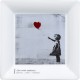 Konitz Πιάτο Πορσελάνης, Art&Music «Girl With Balloon» by Banksy 13,2x26εκ