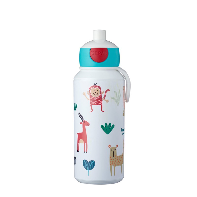 Mepal Μπουκάλι Animal Friends με Πιπίλα Pop-Up,400ml