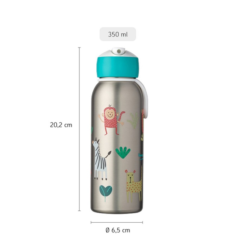 Mepal Μπουκάλι Ισοθερμικό Animal Friends Ανοξείδωτο Flip up,Campus 350ml