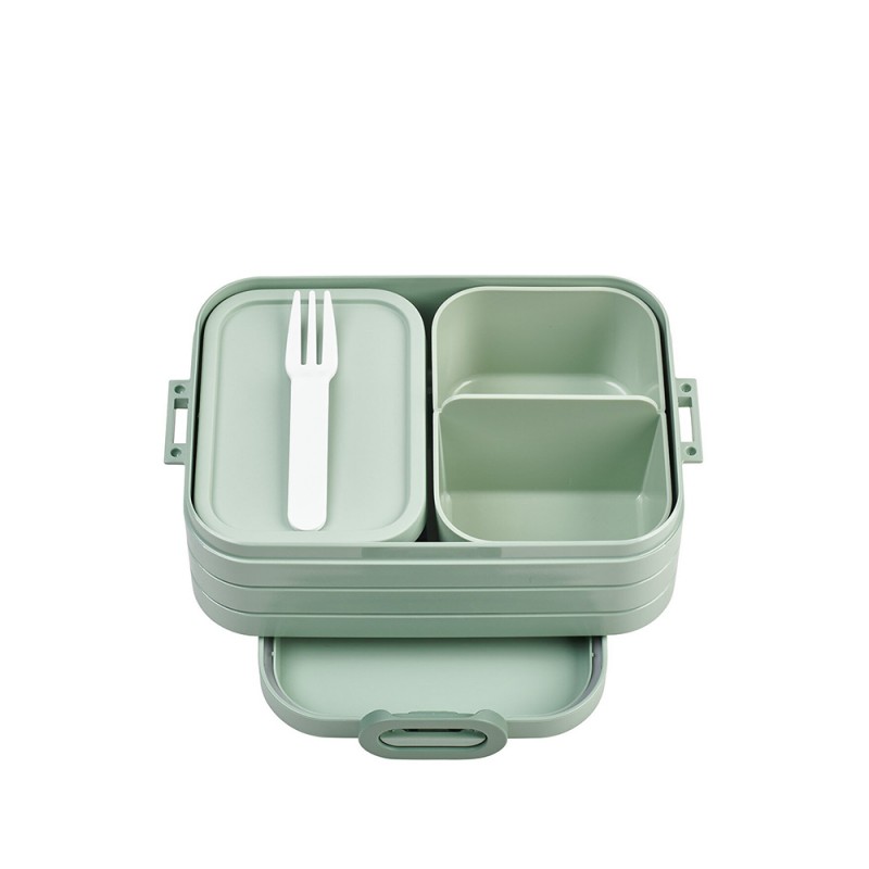 Mepal Φαγητοδοχείo με Διαχωριστικά Πράσινο,Bento Lunchbox Nordic Sage, 900ml