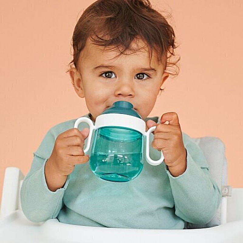 Mepal Εκπαιδευτικό Ποτήρι με Λαβές Sippy Cup Mio, Deep Turquoise 200ml