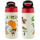 Pepita Viajera Μπουκάλι Ισοθερμικό με Καλαμάκι,Africa World Places Collection-Kids Collection, 400ml