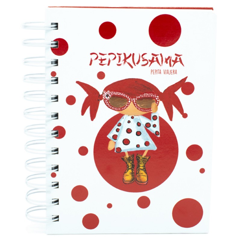 Pepita Viajera Τετράδιο με Σπιράλ A6 ,Pepikusama Collection-Artists Collections, 16,5x12εκ