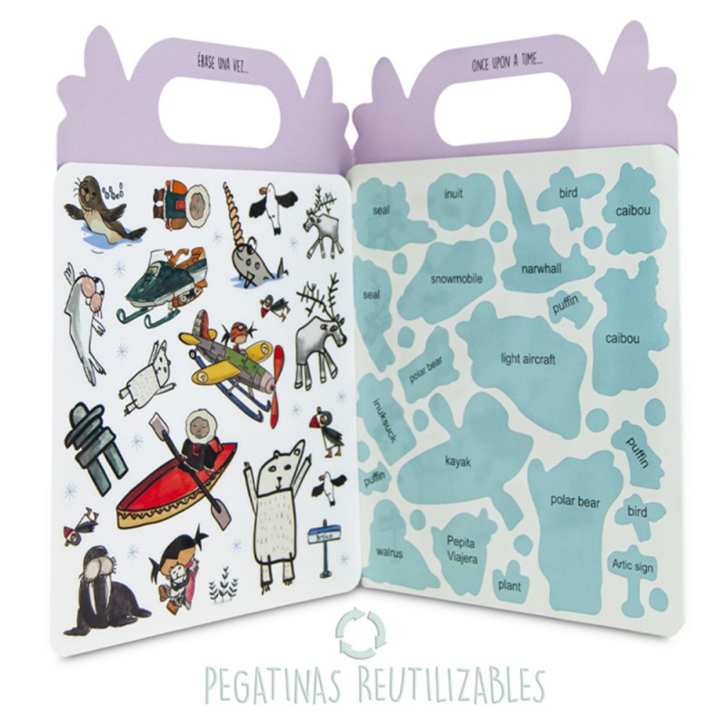 Pepita Viajera Βιβλίο 3D με Αυτοκόλλητα ,Arctic Collection-Kids Collection,23,5x30,5εκ